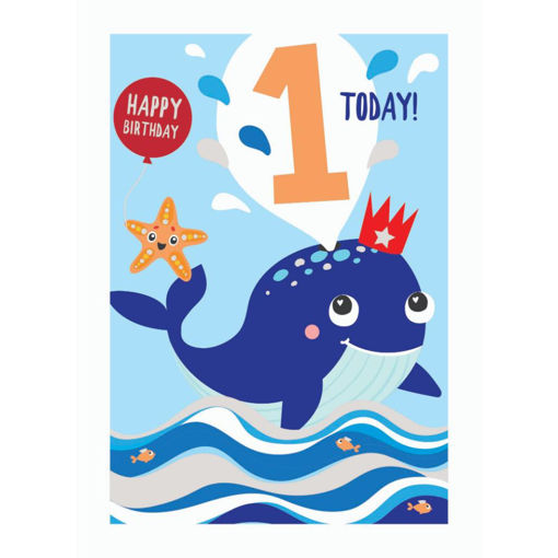Picture of 1 TODAY CARD WHALE